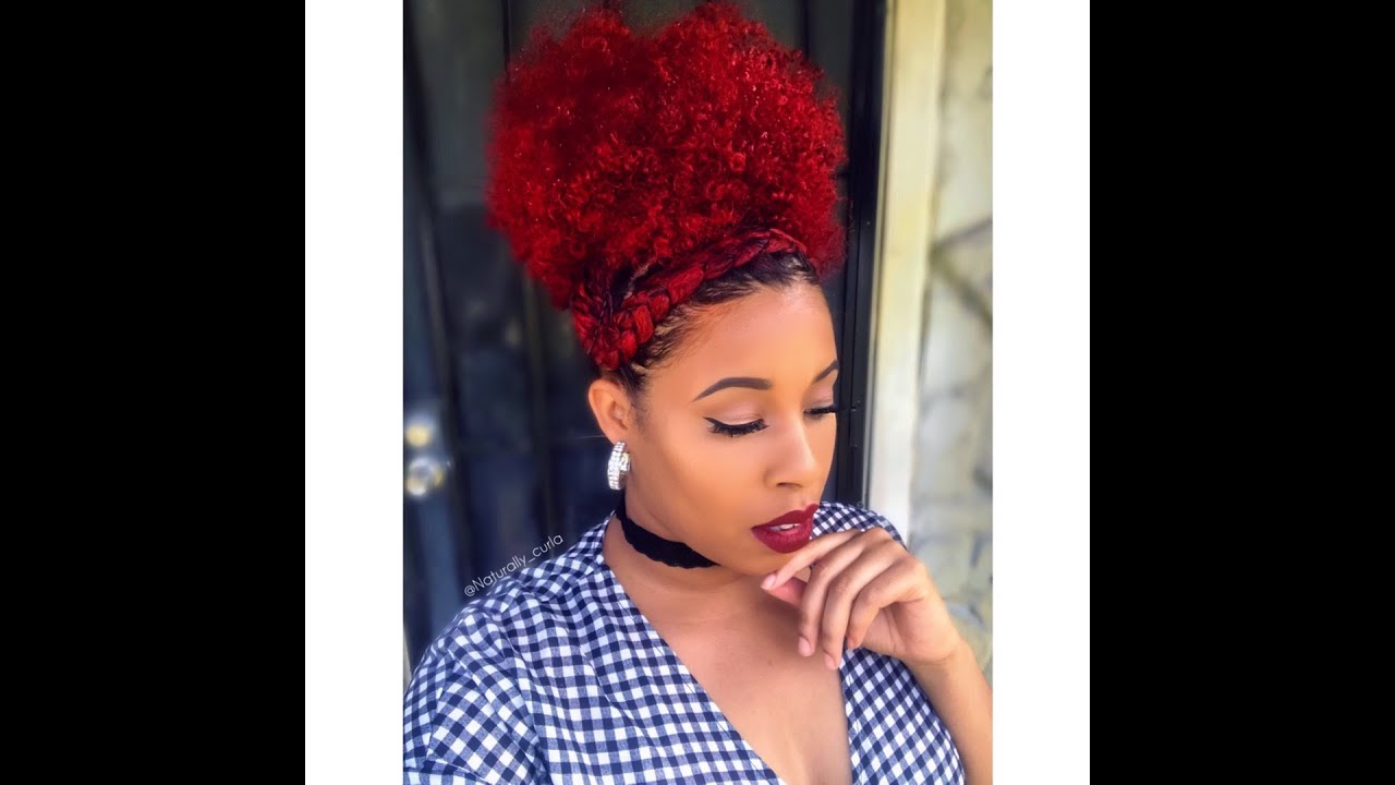 How To| High Puff on Natural Hair Using CurlMeHappy Products