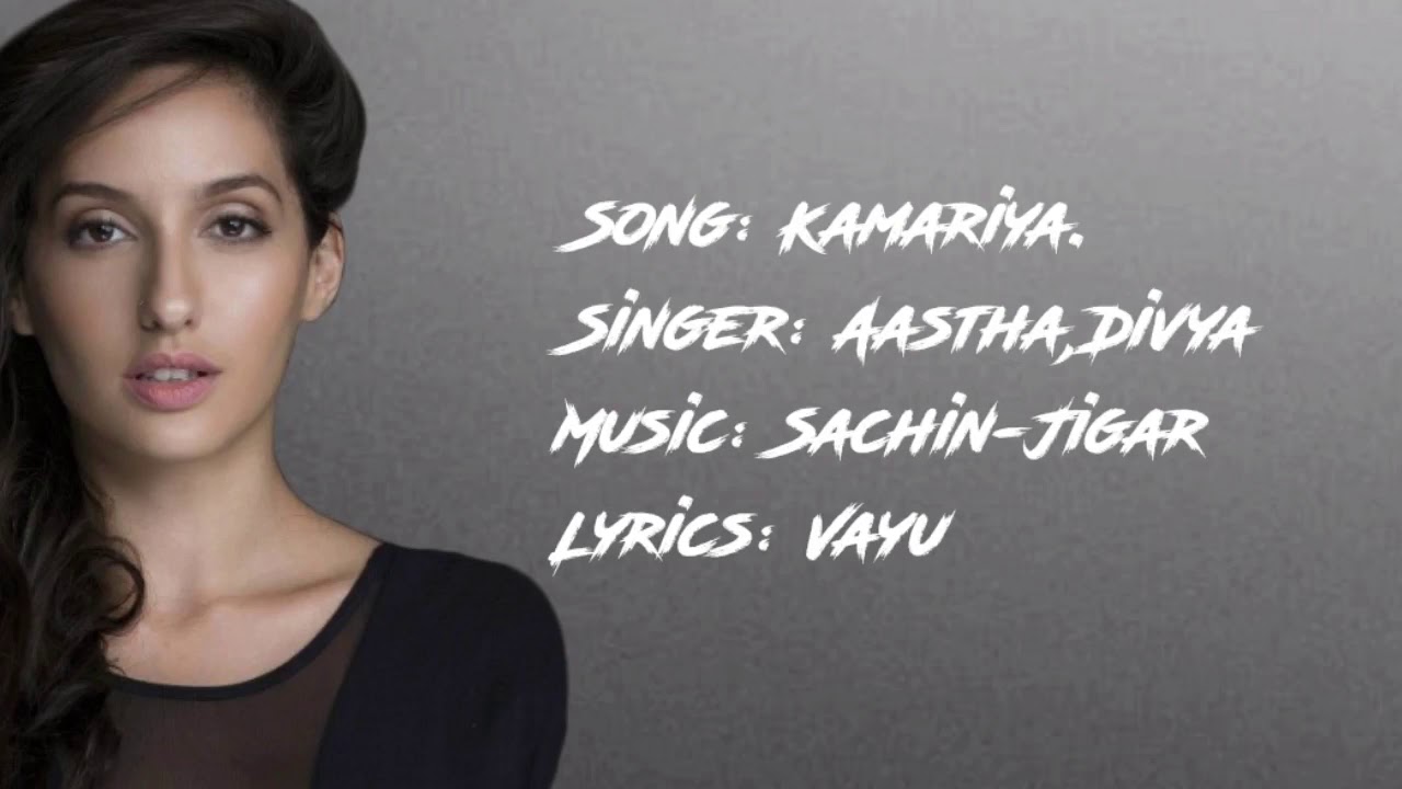 Kamaria Song Lyrics Stree Aashtha Gill, Divya Kumar Khosla