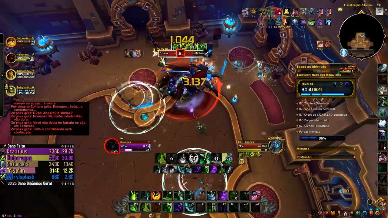 Ruas das Maravilhas +14 HAVOC  DH Pré-patch Midnight Word of Warcraft