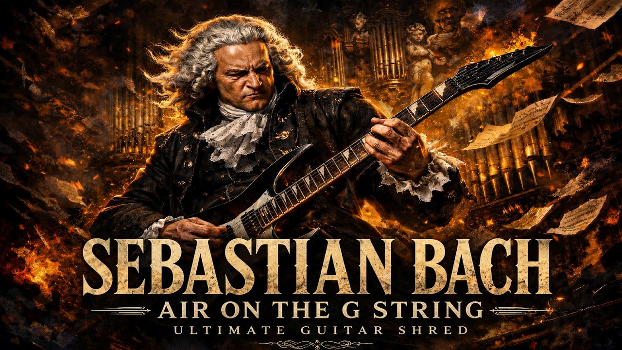 SEBASTIAN BACH - AIR ON THE G STRING [ULTIMATE GUITAR SHRED - METAL COVER]