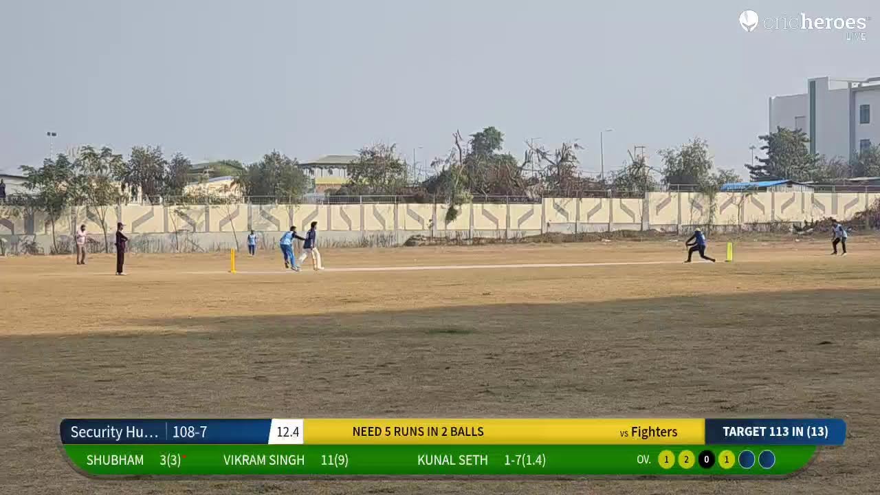 Fighters vs Security Hurricanes - JCI live cricket match | GBC CRICKET TOURNAMENT - 3rd Edition  liv