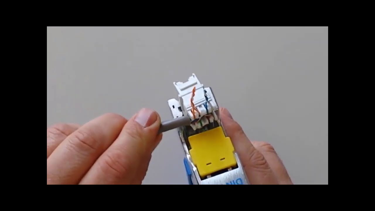 PowerMAX Cat 6 F-Type UTP Keystone Jack Termination