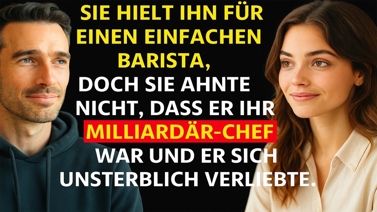 Sie hält ihn für Barista – ohne zu wissen, dass er ihr Milliardär-Chef ist.