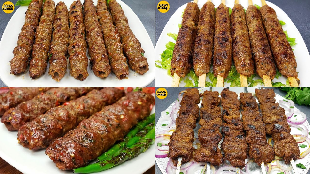 Eid Recipes, Bihari Kabab Recipe, Mutton Kabab, Kofta Kabab, Beef Boti Kabab, Adana Kebab Recipes