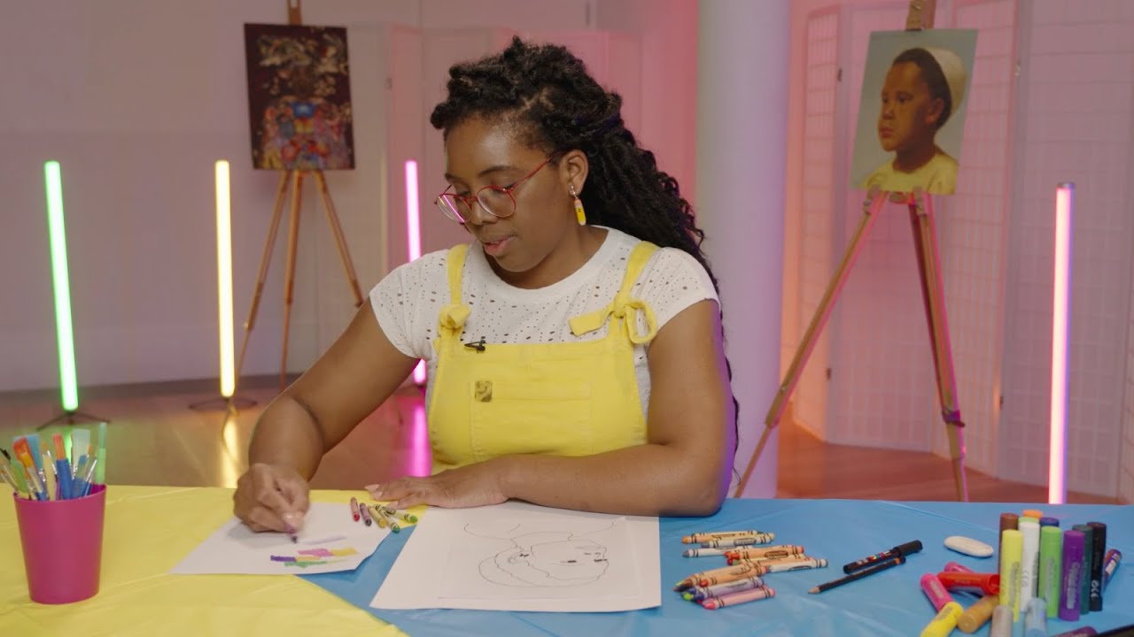 Artist demonstration: how to make a simple Pop art portrait