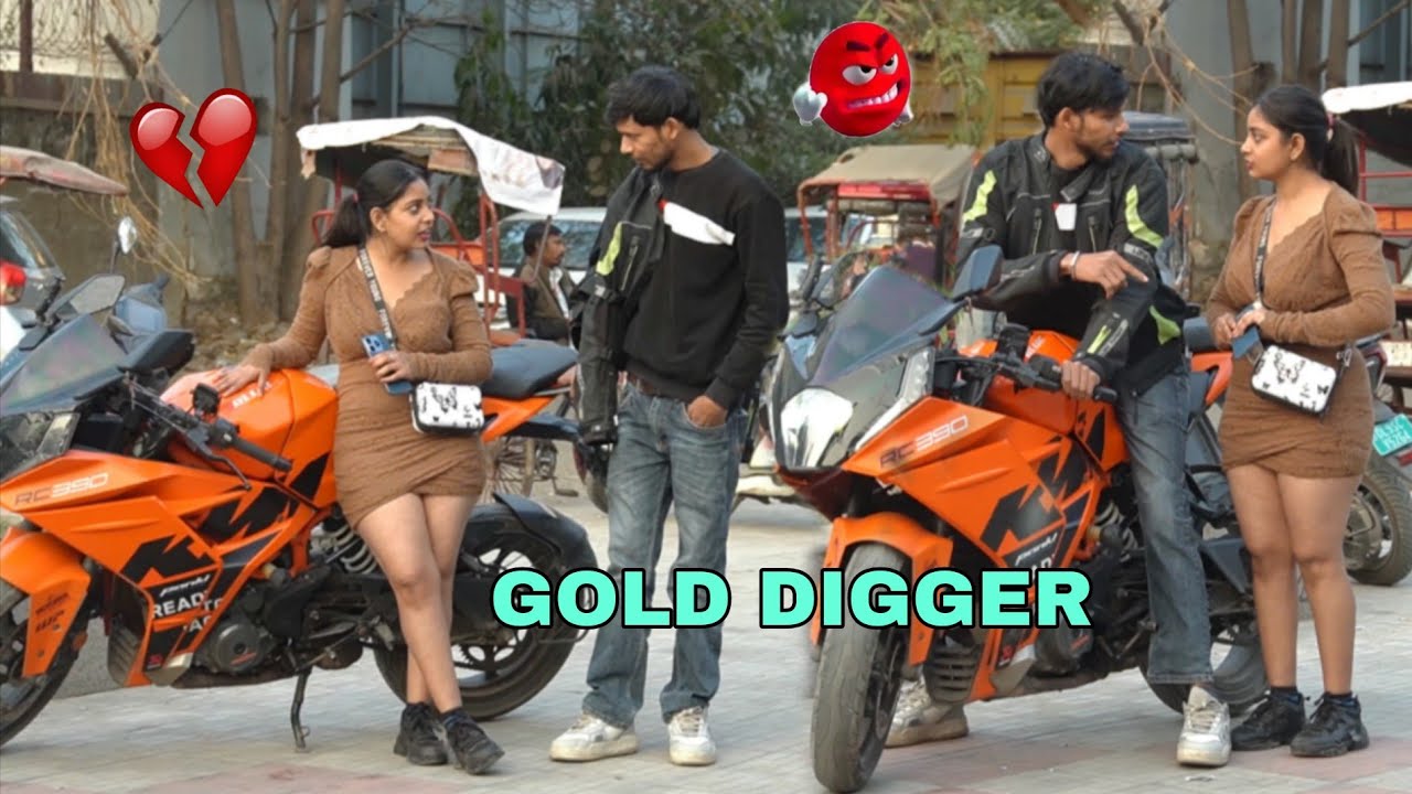 GOLD DIGGER PRANK ON CUTE GIRL | 1 LAKH MAIN BIK GAI 🤣 | Prank Gone Real 