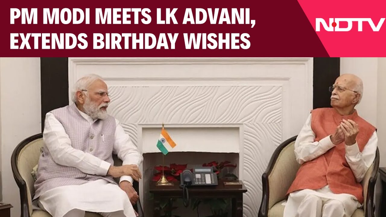 PM Modi Meets Veteran BJP Leader LK Advani, Extends Birthday Wishes