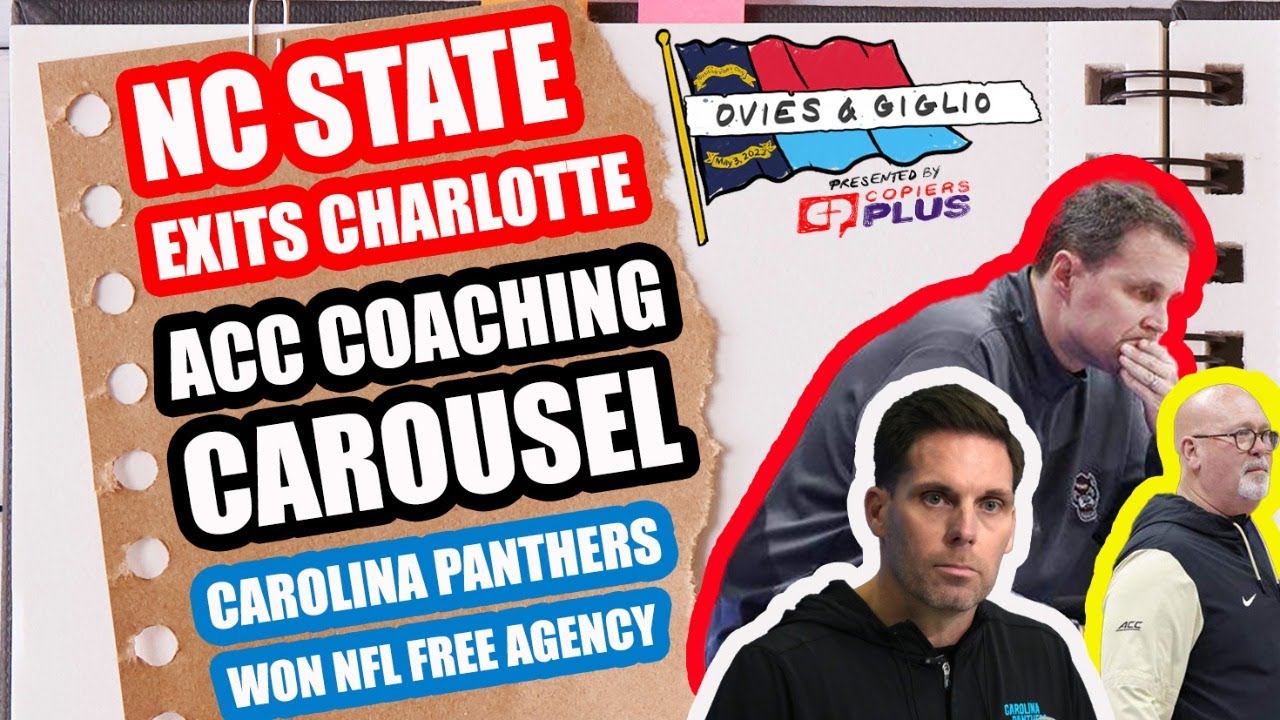 NC State Sent Packing From Charlotte | Carolina Panthers Won NFL Free Agency | ACC Coaching Carousel