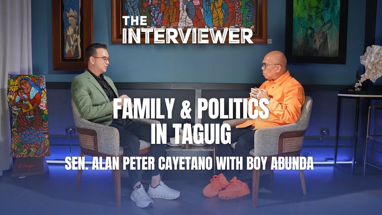 Family And Politics In Taguig | The Interviewer Presents Sen. Alan Peter Cayetano with Boy Abunda