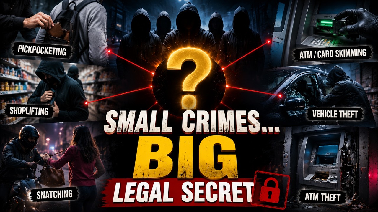 Petty Organised Crime Explained | Section 112 BNS | Crimes You Never Knew Were Connected