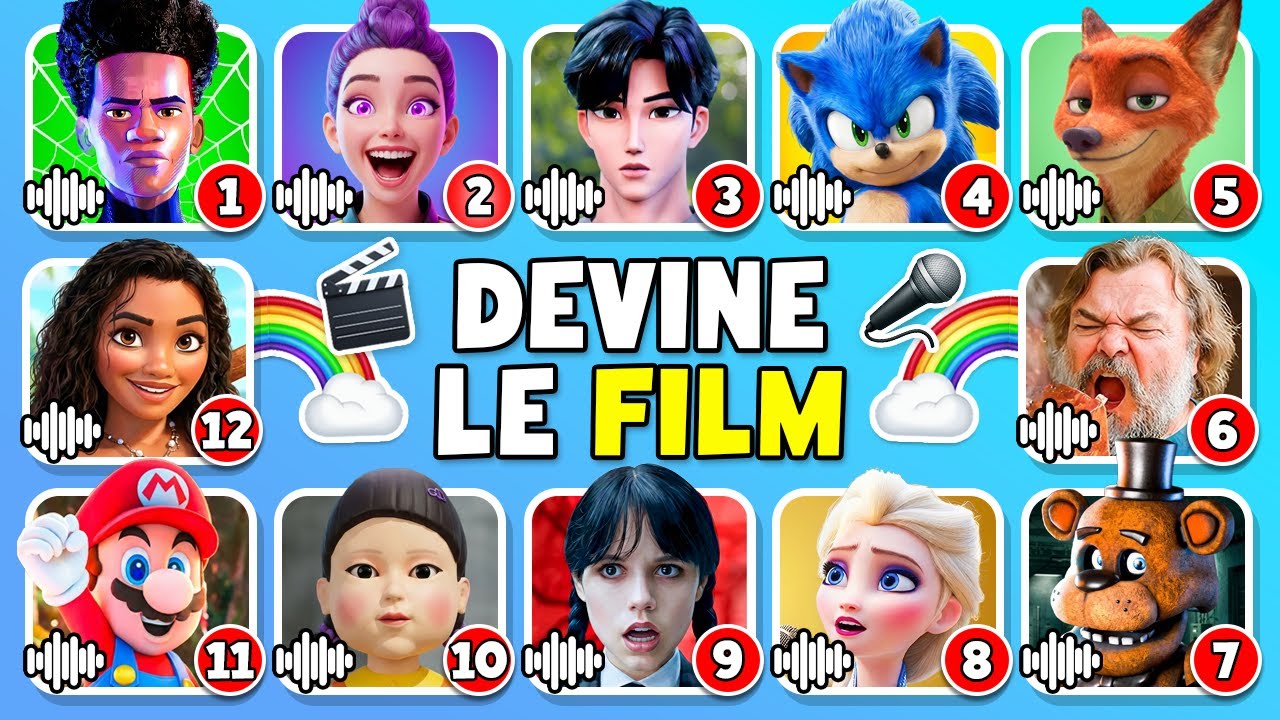 Devine le FILM avec la CHANSON 🔊🌈✨ Zootopie 2, Five Nights At Freddy's, Le Roi Lion, Disney