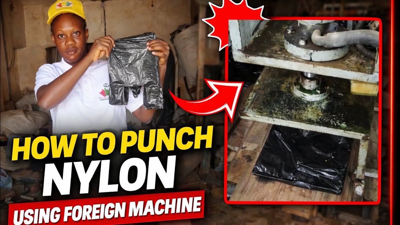 How To Punch Nylon Using a Foreign Machine /Step-by -step Tutorial