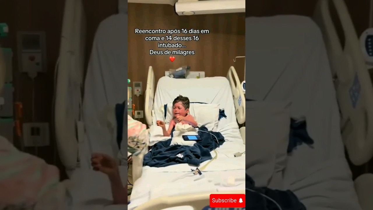 Miracolo: Dopo 16 giorni di coma, un bambino si sveglia e riabbraccia sua madre ❤.