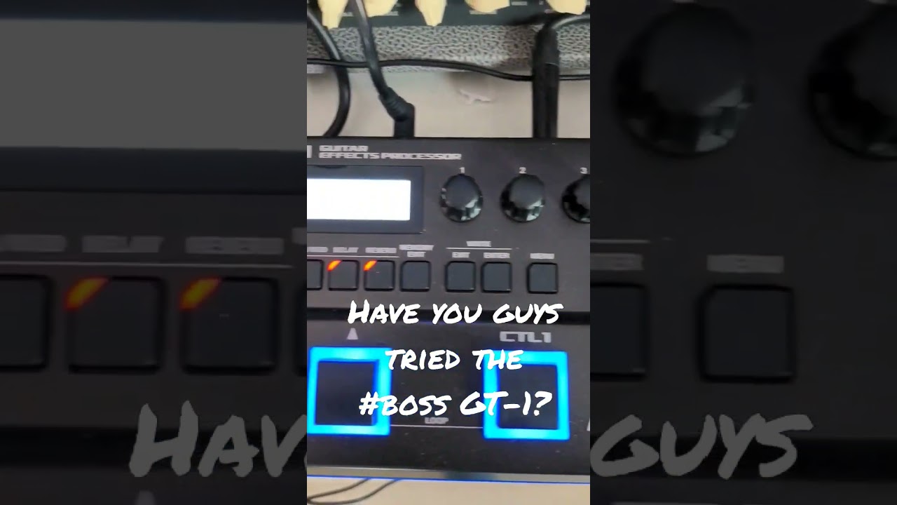 очень впечатлен @BOSSinfoglobal GT-1 wow #guitar #bossofficial #bossgt1