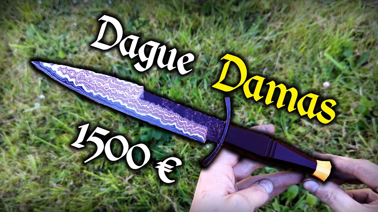 Comment j'ai Forg&eacute; une Dague M&eacute;di&eacute;vale &agrave; 1500 Euros - Artisanat Traditionnel et Multi-Damas Unique !