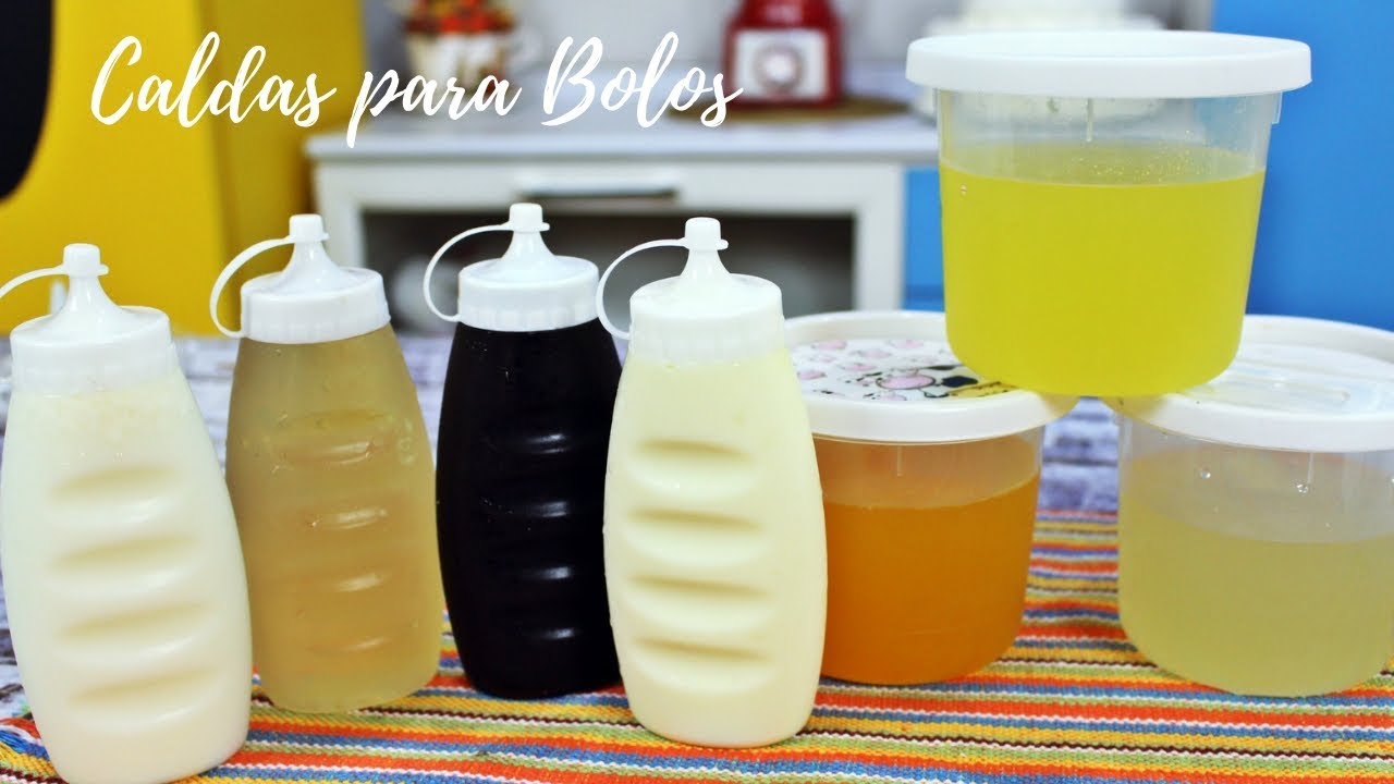 7 RECEITAS DE CALDAS FÁCEIS PARA BOLO  -  CHEF LÉO OLIVEIRA
