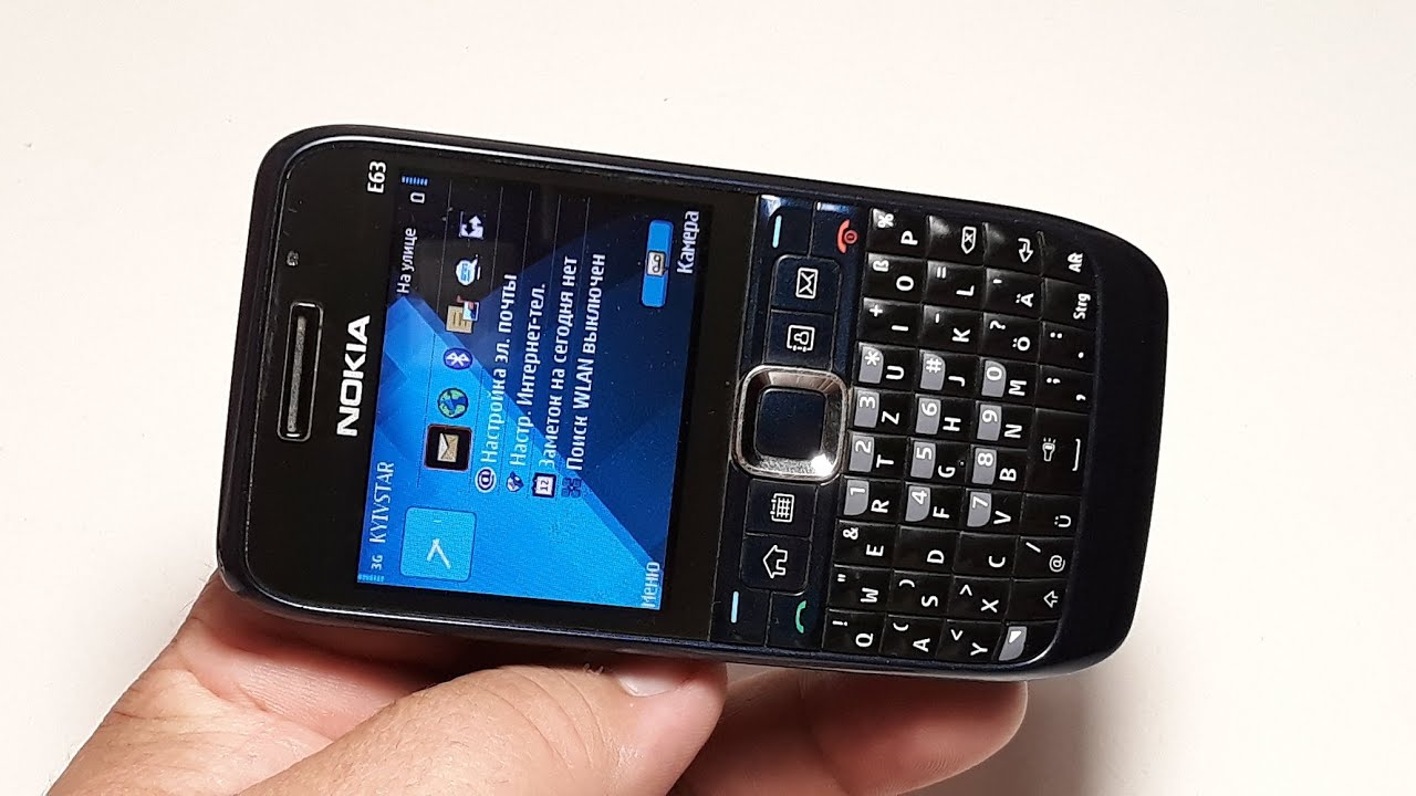 Капсула времени Nokia E63. Тесты. Обзор. Проверка. Прошивка. Retro Telefon aus Deutschland