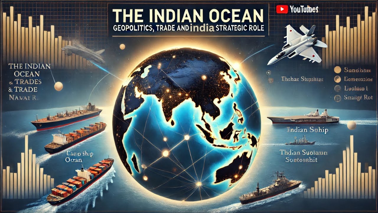 🌊 The Indian Ocean: Geopolitics, Trade & India's Strategic Role 🚢🌍- UPSC - 332