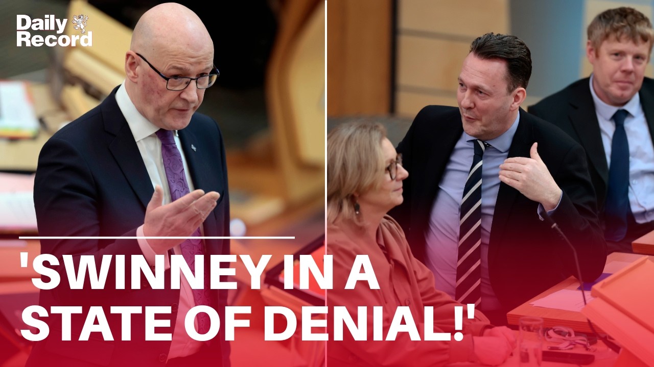 John Swinney and Russell Findlay locked in FIERY BATTLE in benefits row