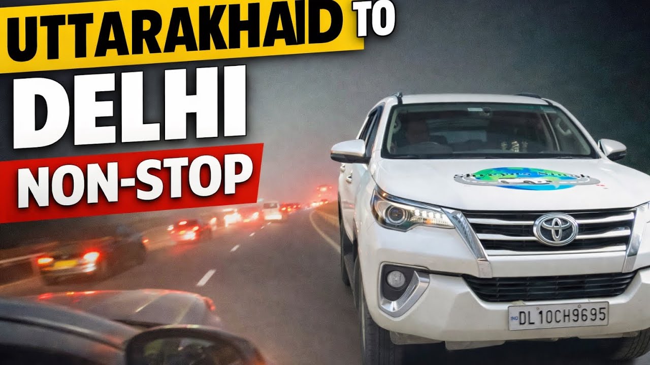 Leaving the Mountains 💔 | 250 KM Scenic Drive Back to Delhi