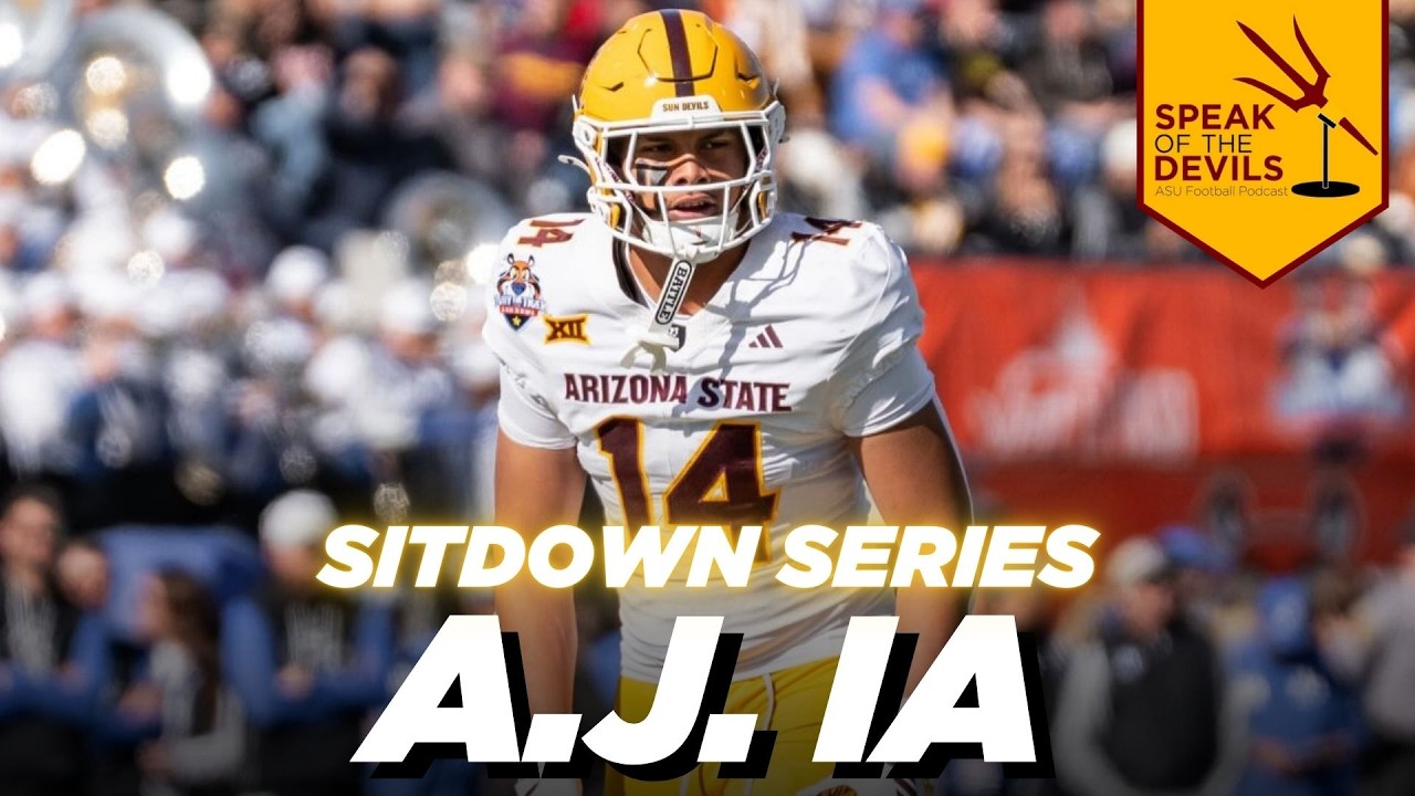 ASU TE A.J. Ia on his first-year growth, football journey, & Sun Devil bowlers | Speak of the Devils