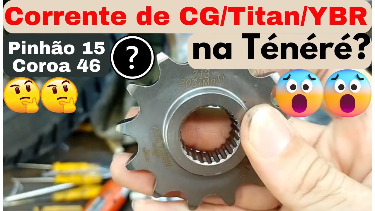 Transmissão passo 428 na Ténéré 250. Quanto durou a DID?