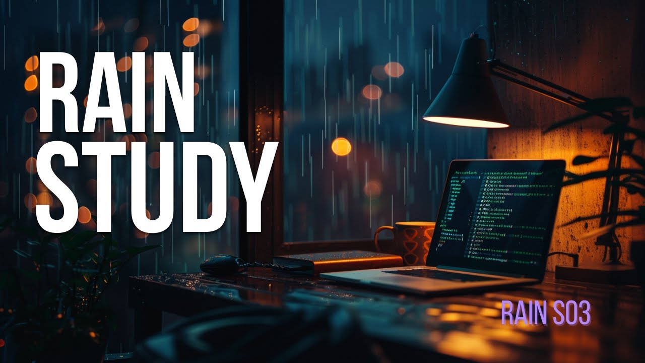 Rainy Study Focus Music (No Vocals) – Terminal Style | 60 Min Deep Focus (Session 3)