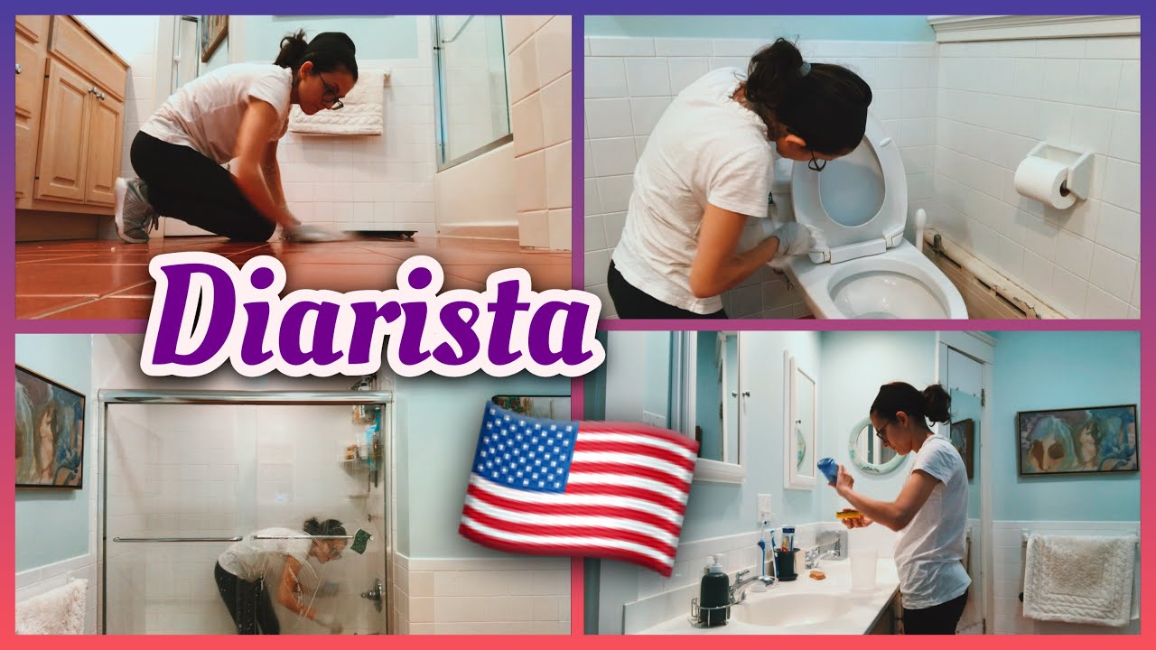 LIMPEZA DE UM BANHEIRO NOS ESTADOS UNIDOS