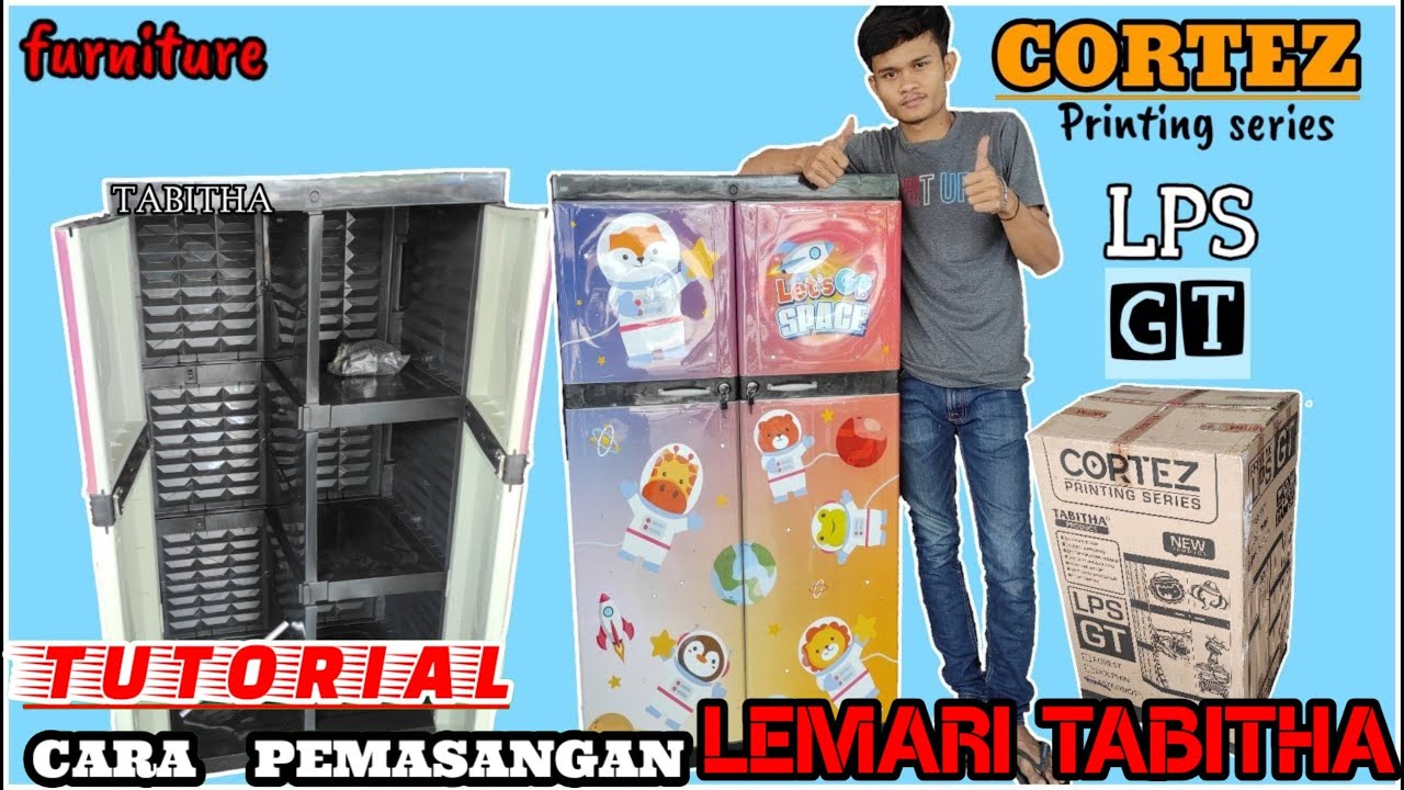 Cara Merakit Lemari plastik Tabitha Cortez LPS GT ||Printing series