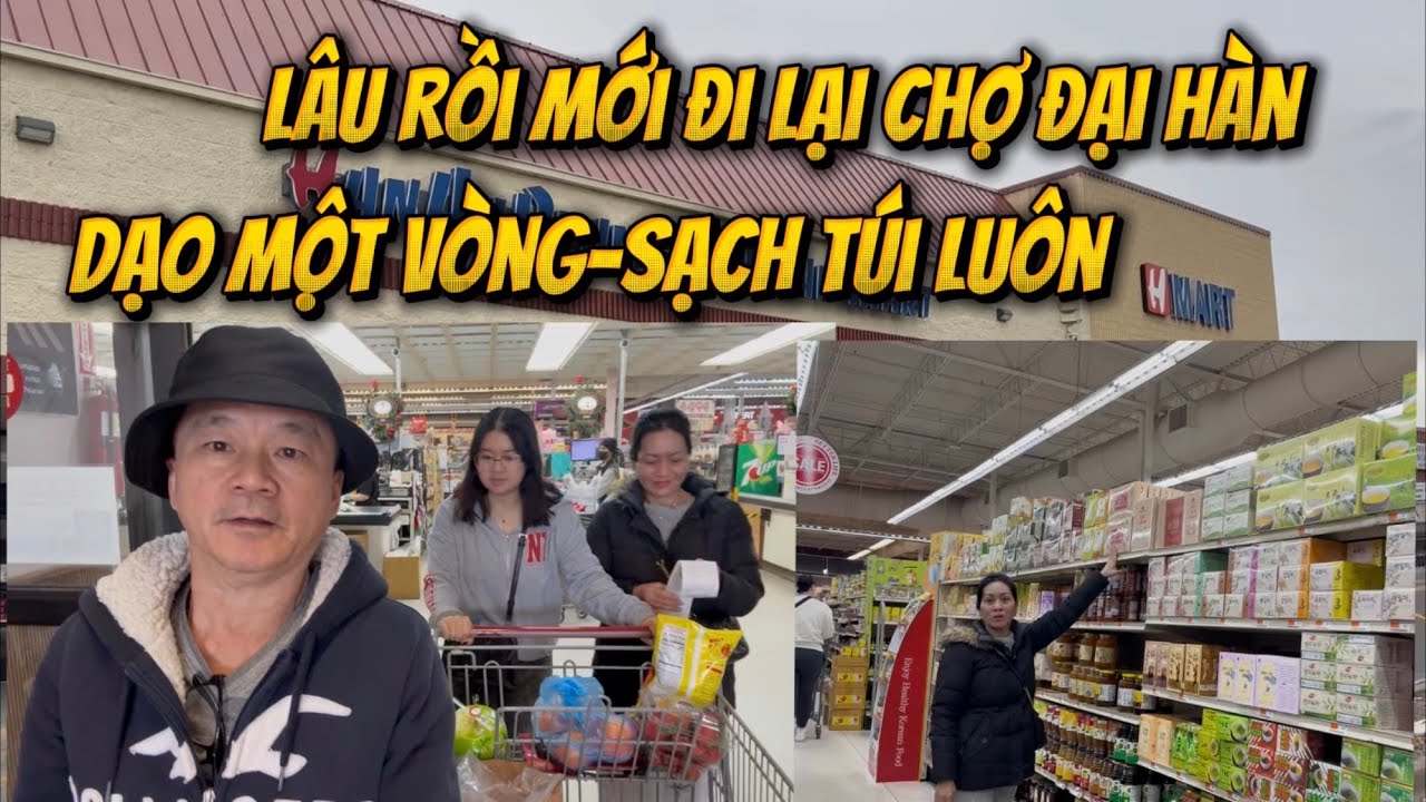 Lâu Rồi Mới Đi Lại Chợ Đại Hàn Dạo Một Vòng-Sạch Túi Luôn 