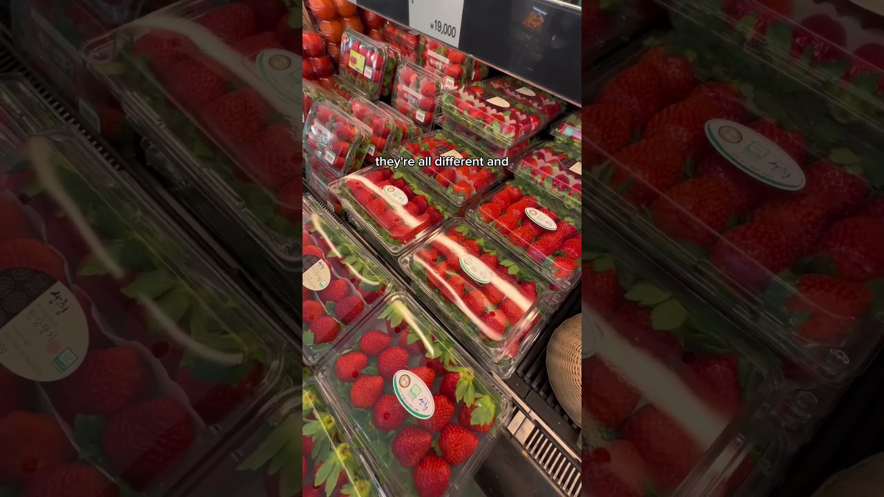 Varieties of strawberries you can buy in Korea(not only limited to these) 🍓