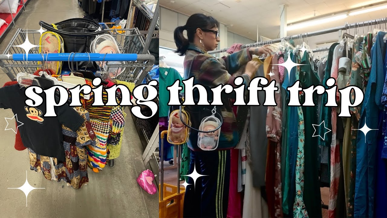 Thrifting for SPRING ✦ 6 THRIFT STORES ✦ Y2K / 90s Vintage 
