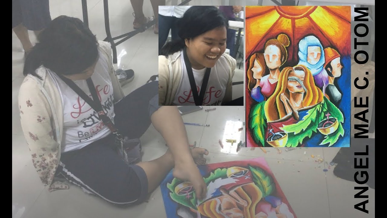 Angel Mae Otom - Armless Girl Creates Exceptional Masterpiece