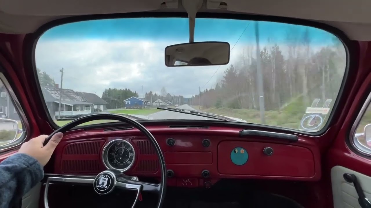1969 Vw 1300 POV Roadtrip In Norway