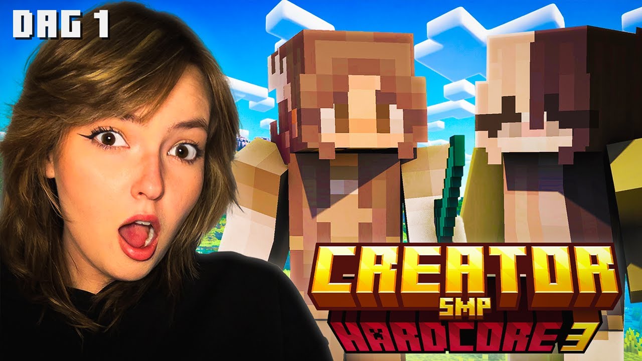 OVERLEEF Ik de EERSTE Uren?! | CreatorSMP Hardcore 3