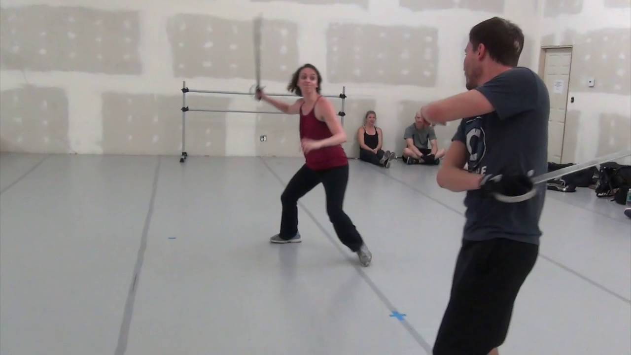 Theresa C and Jayme W - Advanced Cutlass Fight