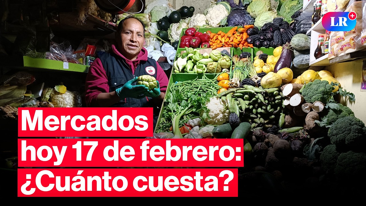 🔴¿CUÁNTO CUESTA? Precios en MERCADOS: pollo, papa y otros HOY 17 de febrero Perú | #EnVivoLR