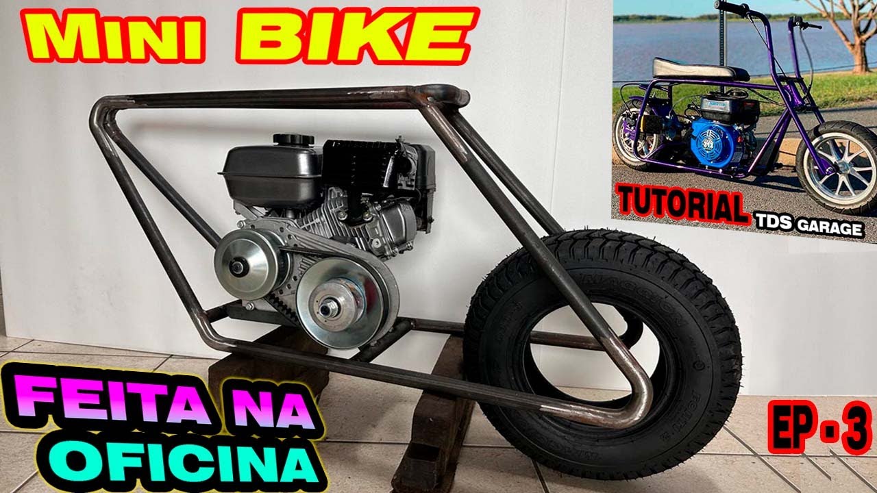 Instalamos o MOTOR 200cc na MINI BIKE Motorizada 😎 Ep 3 🔥