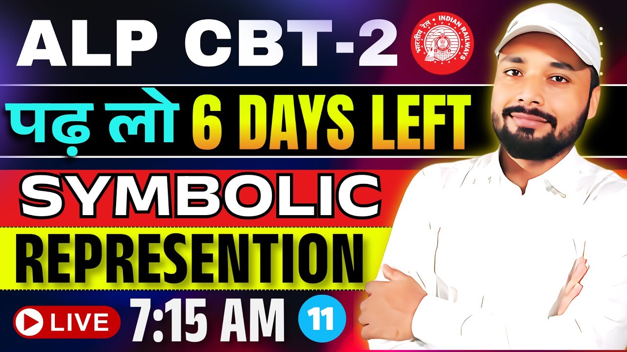 ALP CBT-2 EXAM 2025 || SYMBOLIC REPRESENTATION || BASIC SCIENCE || Er. S K Jha Sir || #rrbalp