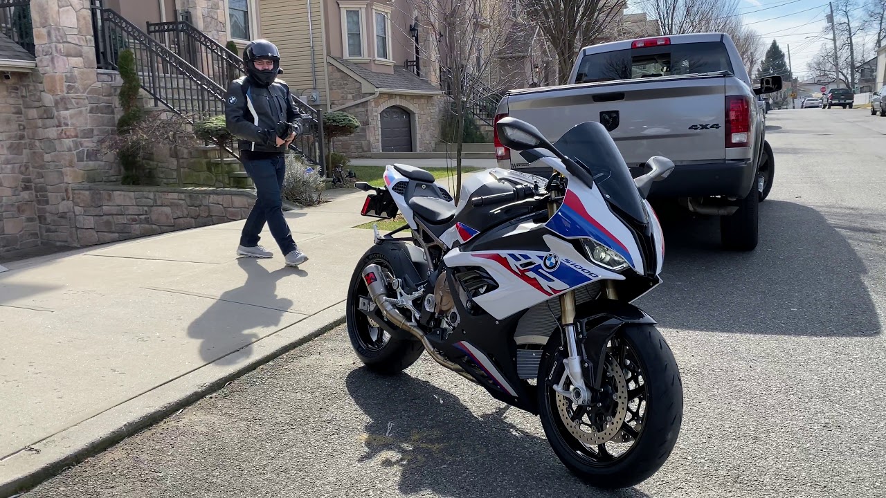 2020 BMW S1000RR M with Full Akrapovich GP exhaust