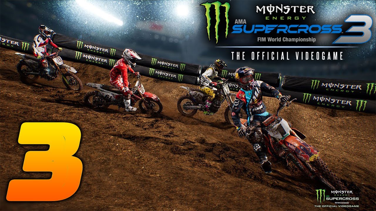 Monster Energy Supercross 3 CARRIERA ITA | PARTE 3 | 2 VITTORIE