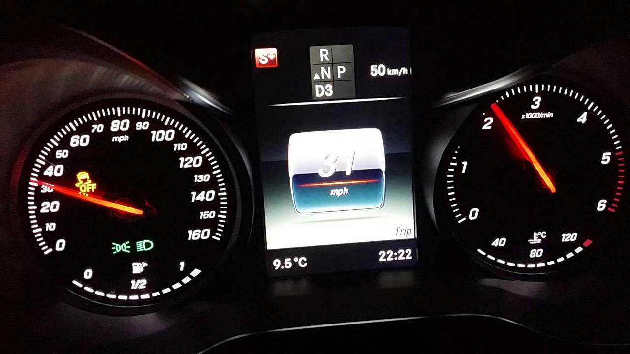 2015 Mercedes GLC 250D 0-100km/h 0-62mph acceleration
