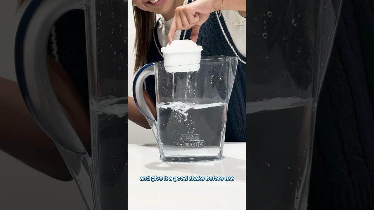 How to prepare your BRITA filter before use 🙌
