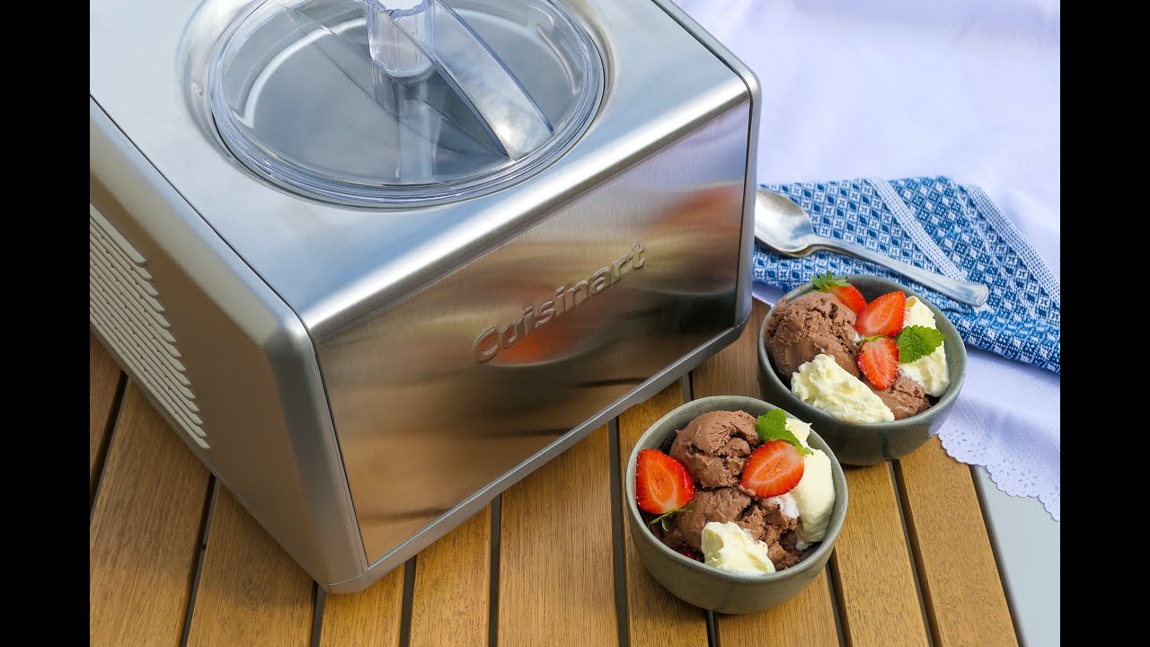 Swiss Dark Chocolate Ice Cream with the Cuisinart® Ice Cream & Gelato Maker