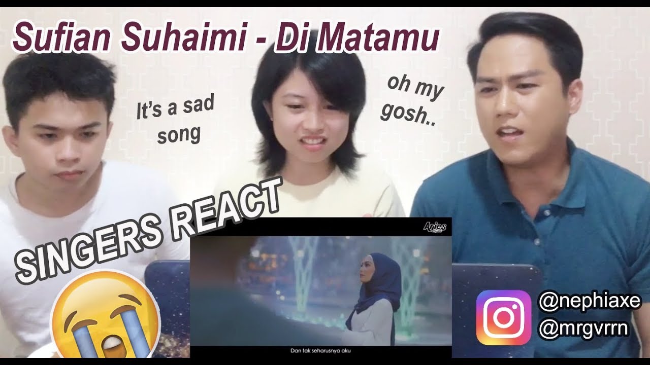 [SINGERS REACT] Sufian Suhaimi - Di Matamu (Official Lyric Video)