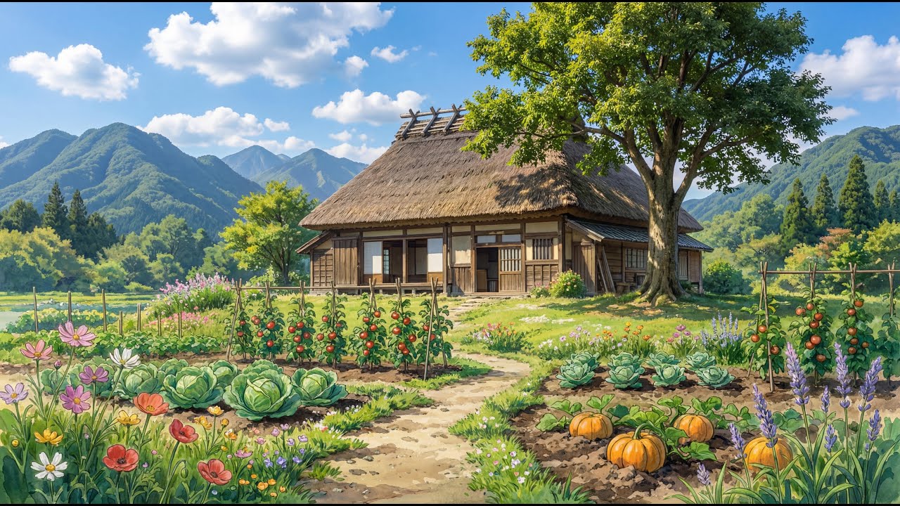 Simple Days in My Hometown | Gentle Ghibli Vibes