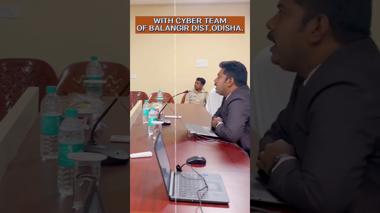 Training Cyber Crime Team of Balangir District,Odisha.