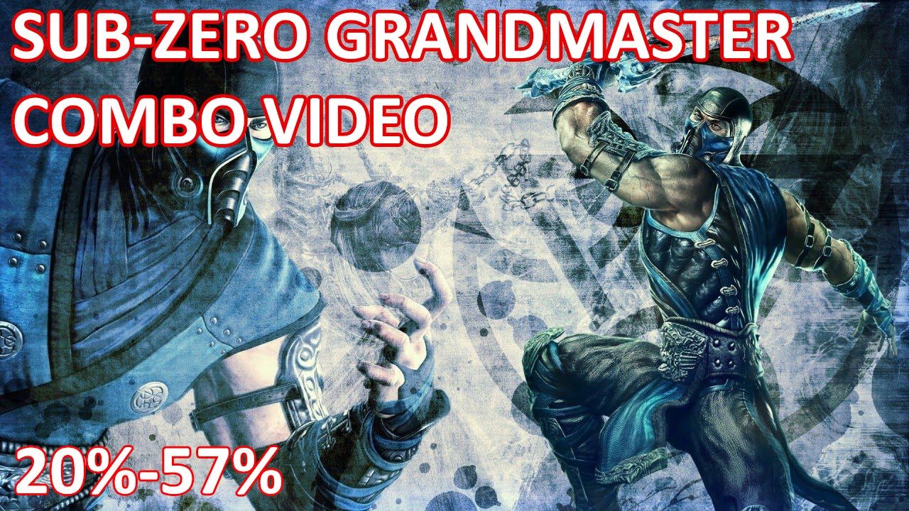 Mortal Kombat X - Комбо Грандмастера Саб-Зеро 20%-57% (геймплей MKX в 1080p 60fps)