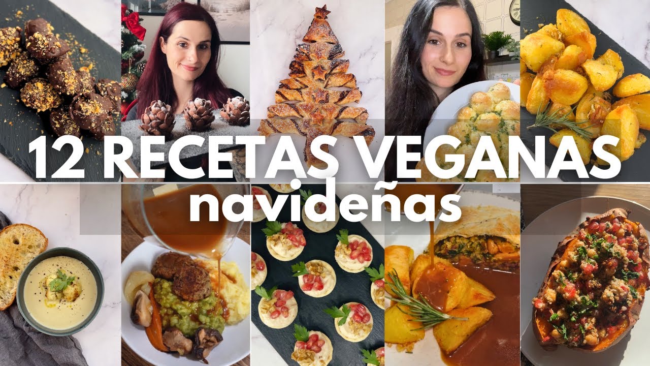 12 RECETAS VEGANAS NAVIDEÑAS