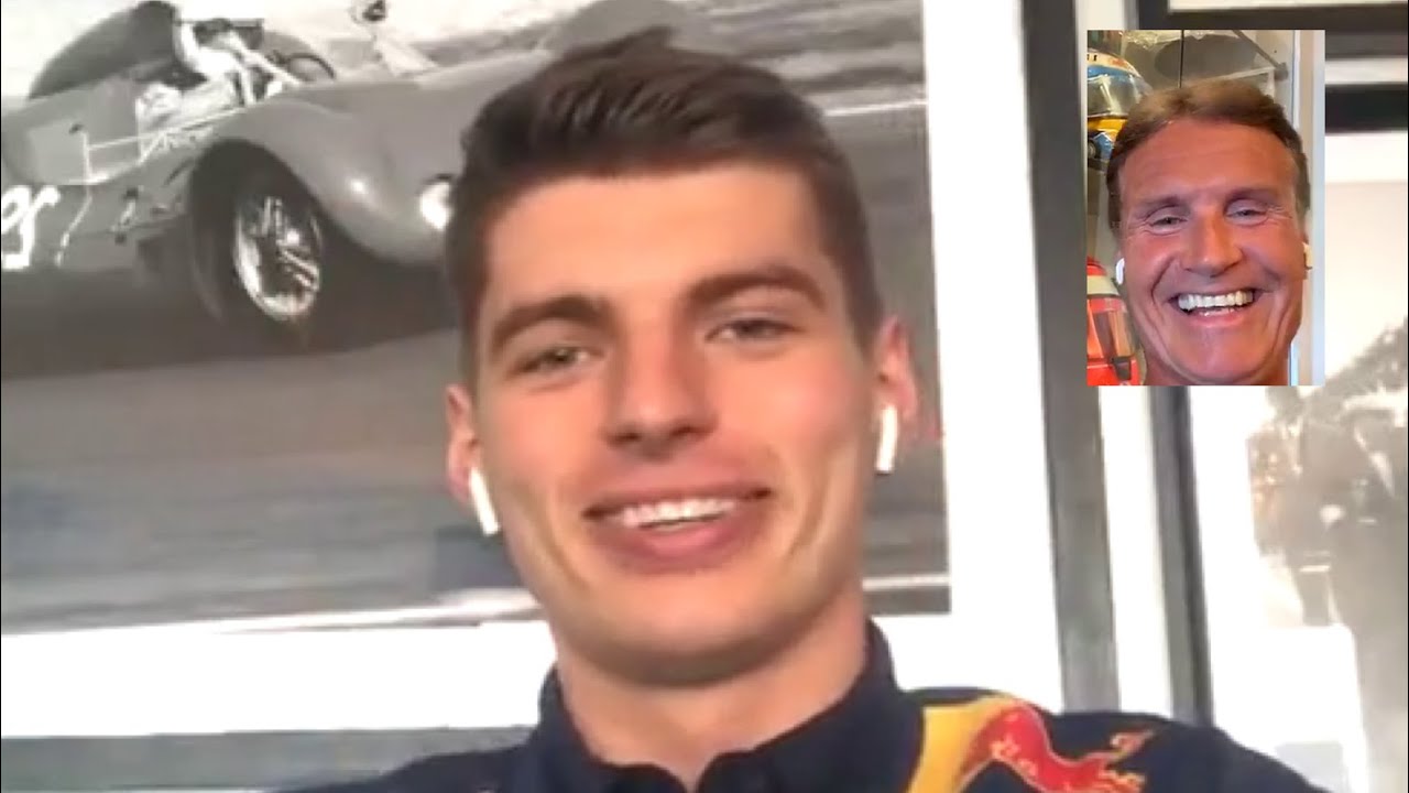 Max Verstappen speaking to David Coulthard on Instagram Live (12th May 2020)